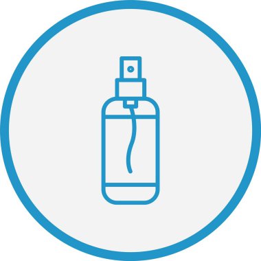 Püskürtme Çizgisi Mavi Çember