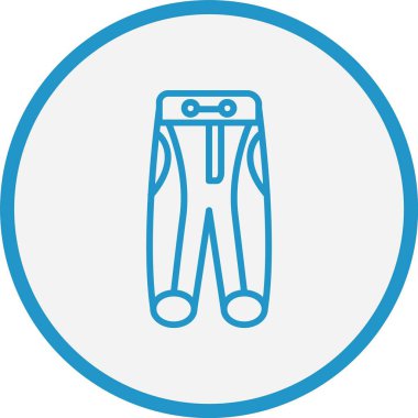 Spor Pantolon Çizgisi Mavi Çember