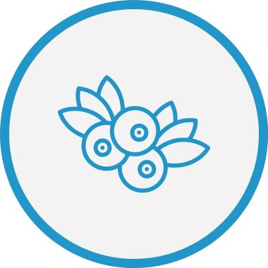 Yabanmersini Çizgisi Mavi Çember