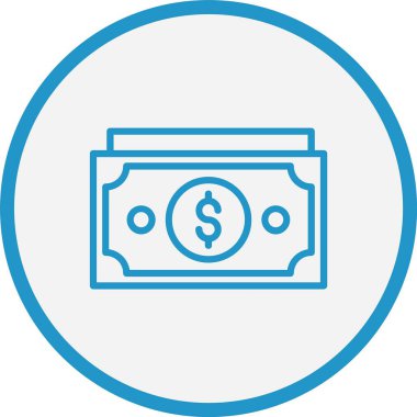 Para Çizgisi Mavi Çember