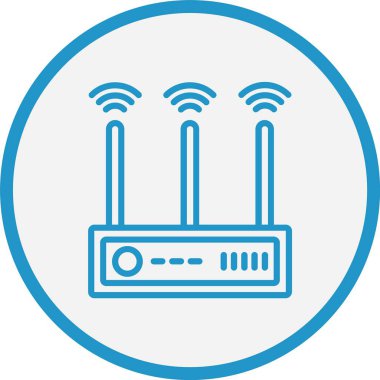 Yönlendirici Çizgisi Mavi Çember