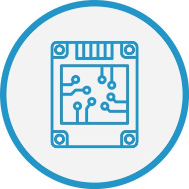 Ssd Çizgisi Mavi Çember