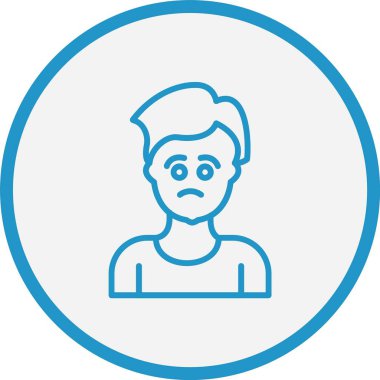 Endişe Satırı Mavi Çember