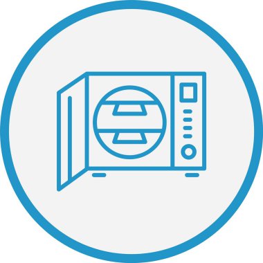 Otoklavye Çizgisi Mavi Çember