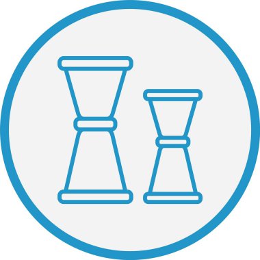 Jigger Çizgisi Mavi Çember