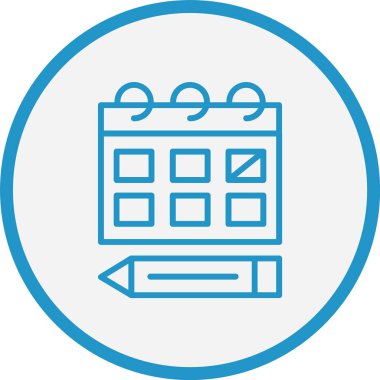 Zaman Çizgisi Mavi Çember