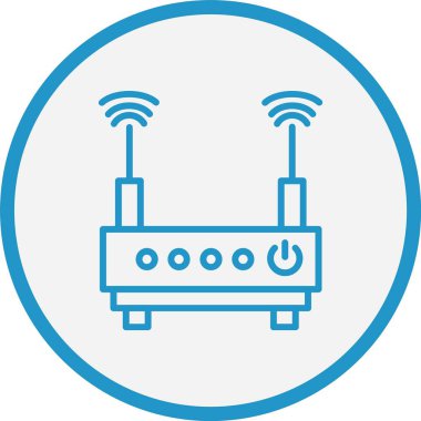 Yönlendirici Çizgisi Mavi Çember