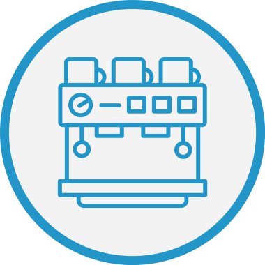 Espresso Makine Hattı Mavi Çember