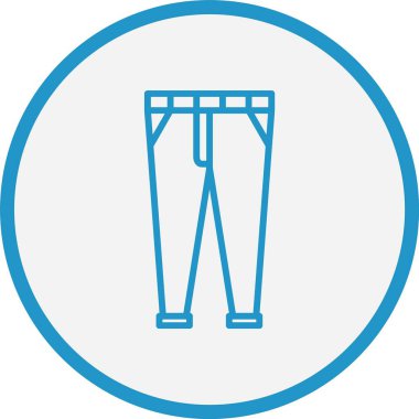 Pantolon Çizgisi Mavi Çember