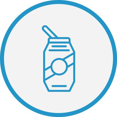 Soda Çizgisi Mavi Çember