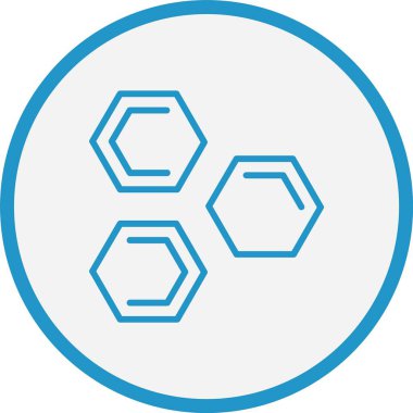 Hücre Çizgisi Mavi Çember