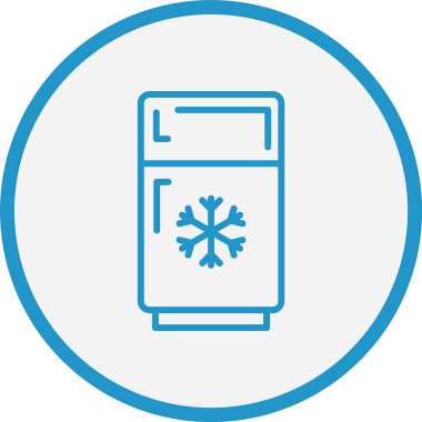 Buzdolabı Çizgisi Mavi Çember