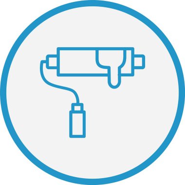 Boya Çizgisi Mavi Çember