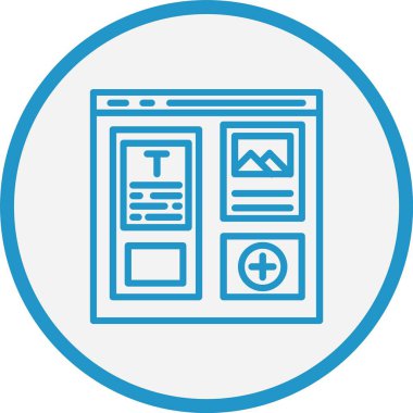 Yerleşim Çizgisi Mavi Çember