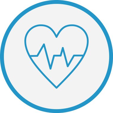 Aşk Çizgisi Mavi Çember