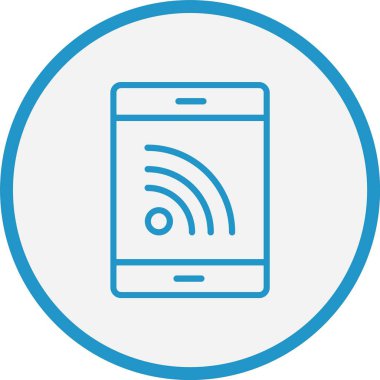 Rss Çizgisi Mavi Çember