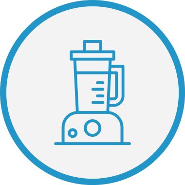 Karıştırıcı Çizgisi Mavi Çember