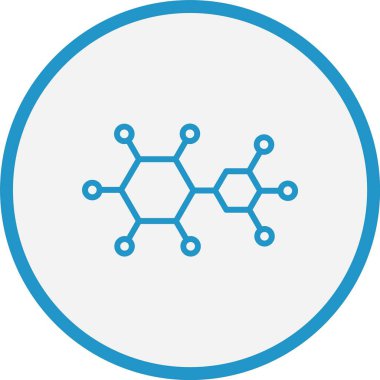 Bağlantı Çizgisi Mavi Çember