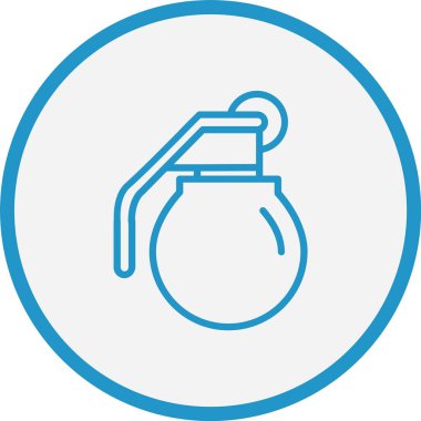 El bombası Çizgisi Mavi Çember