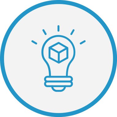 Yenilik Çizgisi Mavi Çember