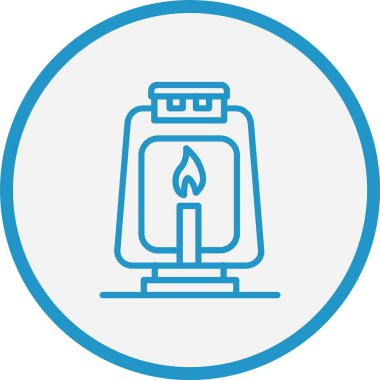 Yağ Lambası Hat Mavi Çember