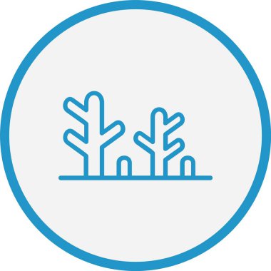 Mercan Çizgisi Mavi Çember