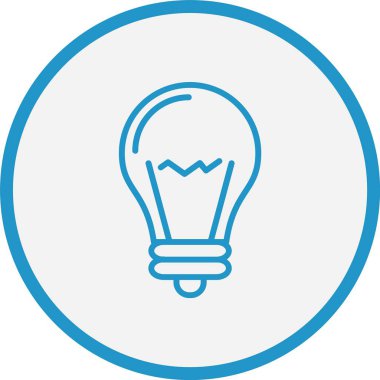 Ampul Çizgisi Mavi Çember