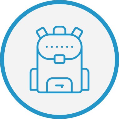 Okul Çantası Hat Mavi Çember