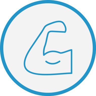 Kas Çizgisi Mavi Çember