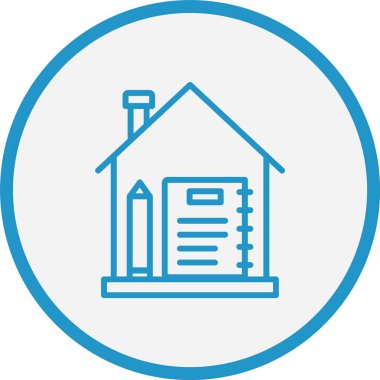 Not Çizgisi Mavi Çember