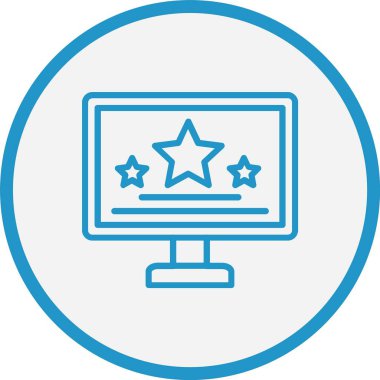 Beğeni Çizgisi Mavi Çember