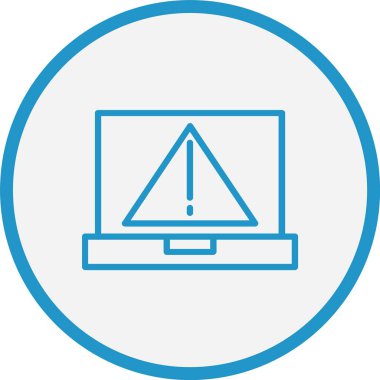 Uyarı Satırı Mavi Çember