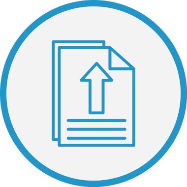 Dosya Gönderme Satırı Mavi Çember