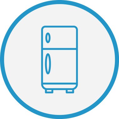 Buzdolabı Çizgisi Mavi Çember