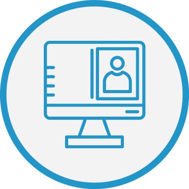 Hesap Satırı Mavi Çember