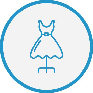 Manken Çizgisi Mavi Çember