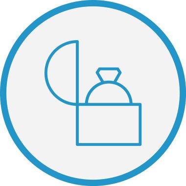 Halka Çizgisi Mavi Çember