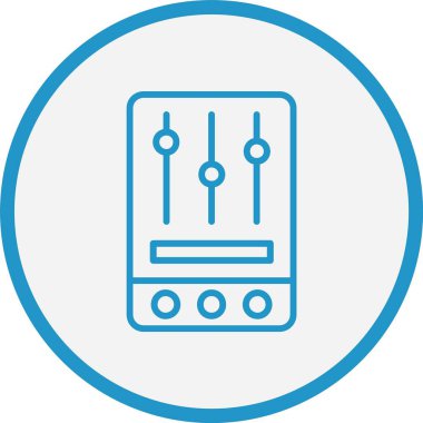 Rgb Işık Kontrol Hattı Mavi Çember