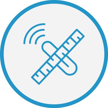 Uydu Çizgisi Mavi Çember