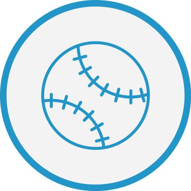 Top Çizgisi Mavi Çember