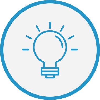 Fikir Çizgisi Mavi Çember