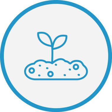 Toprak Çizgisi Mavi Çember