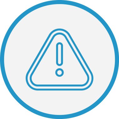 Tehlike İşareti Mavi Çember