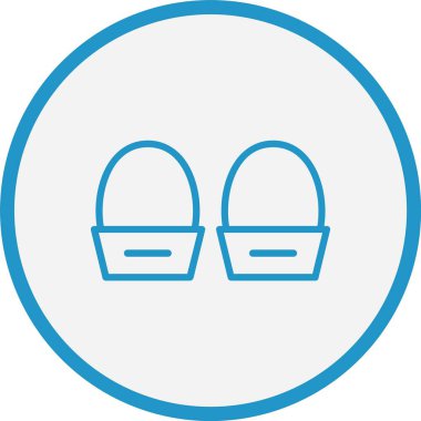 Yumurta Çizgisi Mavi Çember