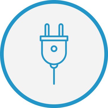 Fiş Çizgisi Mavi Çember