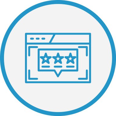 Beğeni Çizgisi Mavi Çember