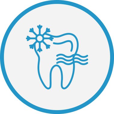 Duygusallık Çizgisi Mavi Çember