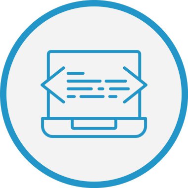 Programlama Çizgisi Mavi Çember