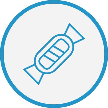 Şeker Çizgisi Mavi Çember