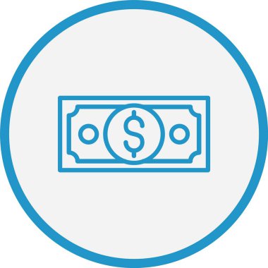 Para Çizgisi Mavi Çember